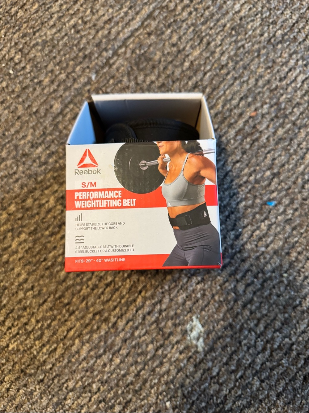 Reebok Women's Performance Weightlifting Belt - Black